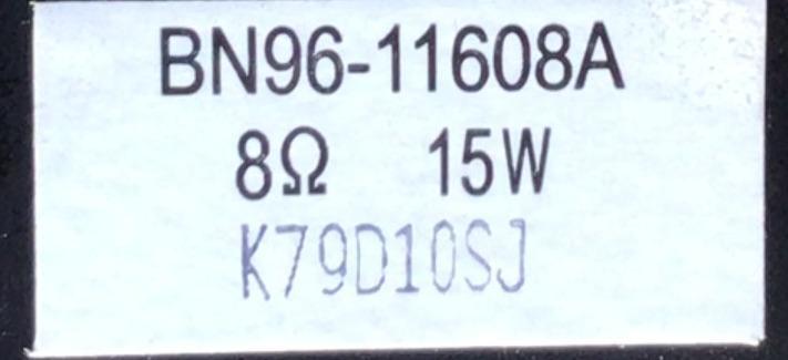 KIT DE BOCINAS PARA TV SAMSUNG (3 PZ) / NUMEO DE PARTE BN96-11608A / BN96-09470A / 8Ω 15W / K79D10SJ / BN9611608A / BN9609470A / MODELO UN40B700WFXZA	 - Imagen 2